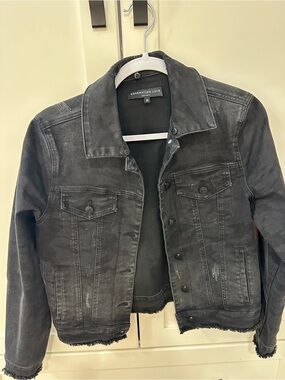 Generation Love Black Washed Denim Jacket - Women's Jean Jacket